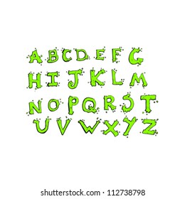 Cartoon-Slime-Alphabet