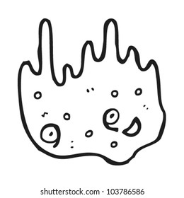 cartoon slime monster