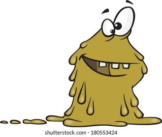 cartoon slime monster