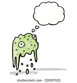 cartoon slime monster