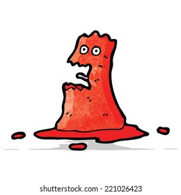 cartoon slime monster