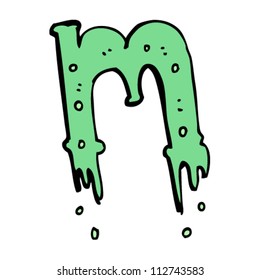 letra pequeña de dibujos animados