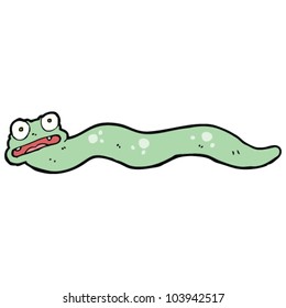 serpiente de deslizamiento de dibujos animados