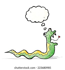 cartoon slithering snake