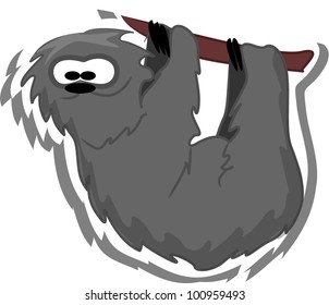 Cartoon sloth
