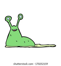 Cartoon Slug Stock Vector (Royalty Free) 201798212 | Shutterstock