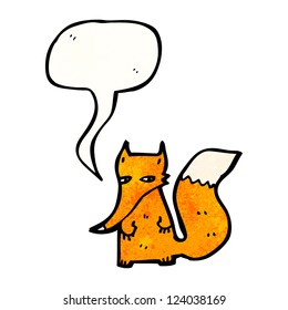 cartoon sly fox