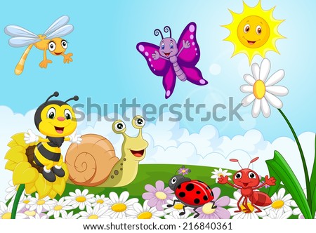 Cartoon Small Animals Stock Vector (Royalty Free) 216840361 - Shutterstock