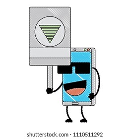 Cartoon smartphone design