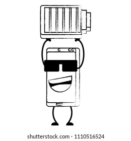 Cartoon smartphone design