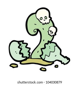 cartoon smashed poison bottle