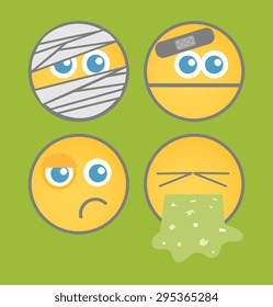 Cartoon Smiley Set