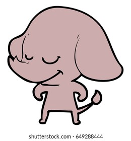 elefante sonriente