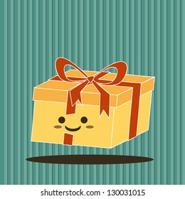 Cartoon Smiling Gift
