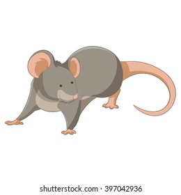 Cartoon smiling Mouse