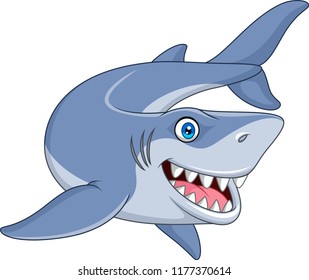 Cartoon Smiling Shark