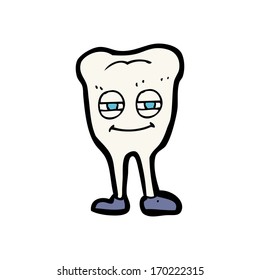 caricatura con dientes sonrientes