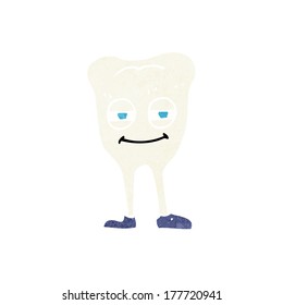 cartoon smiling tooth