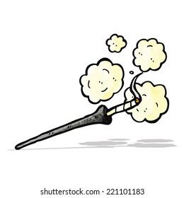 cartoon smoking cigarette