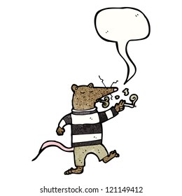 cartoon smoking rat