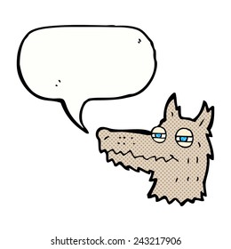 Karikaturenkulptur mit Sprechblase