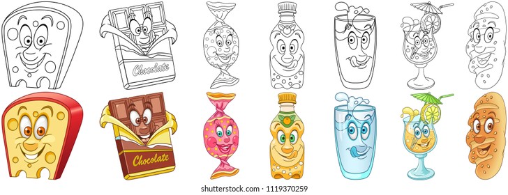 emoji coloring pages high res stock images  shutterstock