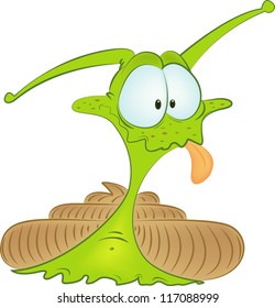 Cartoon snail
