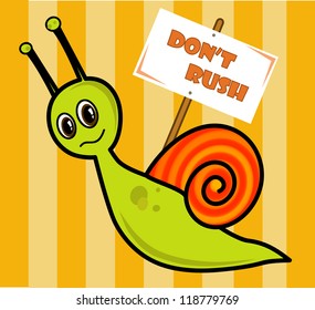 Cartoon snail