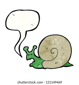 cartoon snail