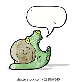 cartoon snail