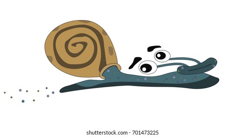 Cartoon snail
