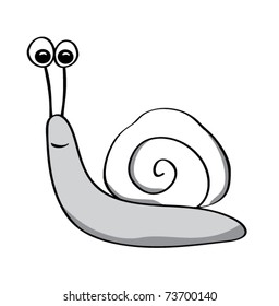 Cartoon snail