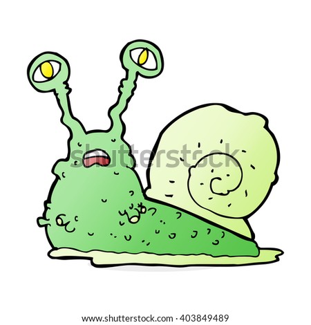 cartoon snail