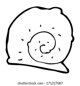 cartoon snail shell