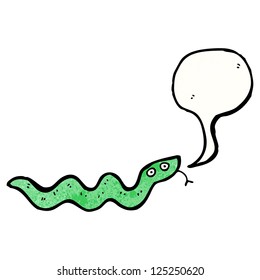 serpiente de dibujos animados