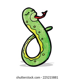 serpiente de dibujos animados