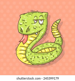 cartoon snake