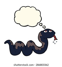 serpiente de dibujos animados