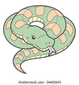 Cartoon Snake