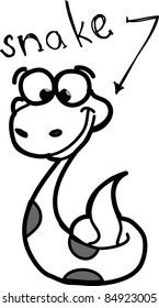 cartoon snake