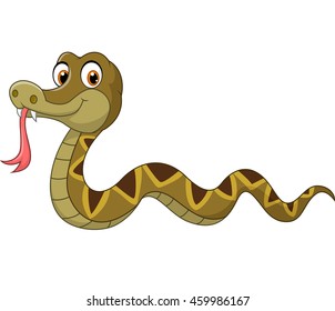 Cartoon snake character