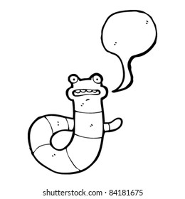 cartoon snake with speech bubble