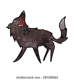 caricatura chirrido lobo