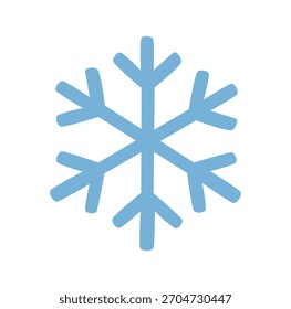  Icono de diseño de logotipo simple de copos de nieve de dibujos animados Digital