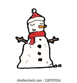 caricatura de snowman