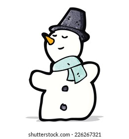 caricatura de snowman