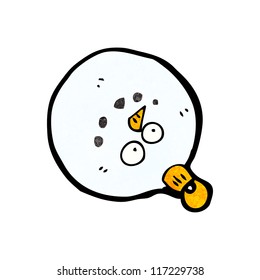 cartoon snowman bauble