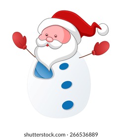 Cartoon Snowman Character