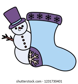 cartoon snowman design