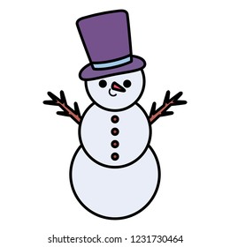 cartoon snowman design